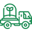 Planting and delivery icon