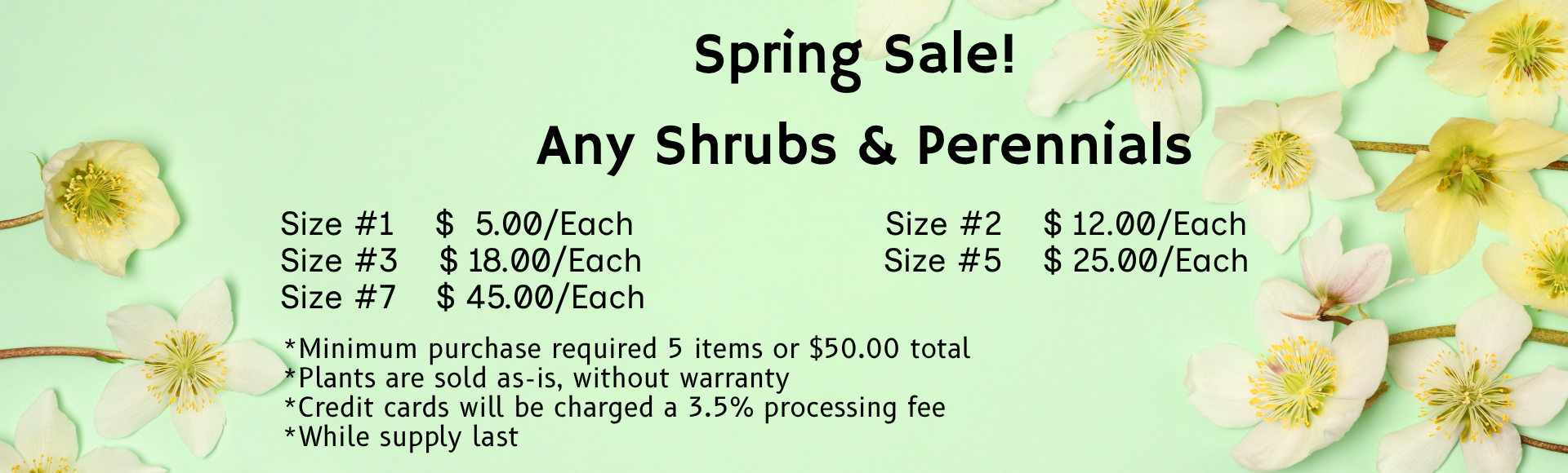 Landscape design services promotion